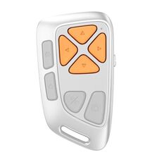Smartphone Wireless Bluetooth Telecomando Otturatore Fotocamera E-Book Pagina Turner, TikTok Shorts Mi piace (Bianco)