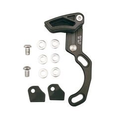 Bicycle Front Derailleur Single-Plate Positive Negative Tooth Chain Guide, Color: ISG03 Model Black