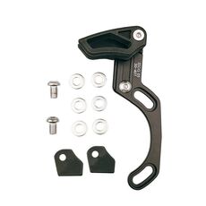 Bicycle Front Derailleur Single-Plate Positive Negative Tooth Chain Guide, Color: ISG05 Model Black