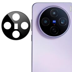 Per vivo X200s Pellicola in vetro per obiettivo fotocamera posteriore imak, versione nera