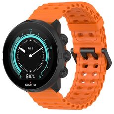 Cinturino per orologio in silicone con fibbia a doppio ardiglione Ocean da 22 mm (arancione)