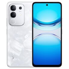vivo Y300t, 8 GB + 256 GB, Face ID / impronta digitale laterale, 6,72 pollici Android 15 OriginOS 5 Dimensity 7300 Octa Core, OTG, NFC, rete: 5G (bianco)