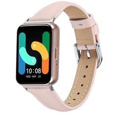 Cinturino in vera pelle per Samsung Galaxy Fit3 Slim (rosa)