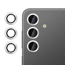Per Samsung Galaxy S24+ 5G Klebol Pellicola in vetro temperato ultrasottile anti-sfarfallio per obiettivo della fotocamera individuale (argento)