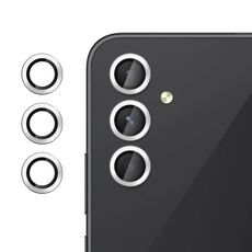 Per Samsung Galaxy A54 5G Klebol Pellicola in vetro temperato ultrasottile anti-sfarfallio per obiettivo della fotocamera individuale (argento)