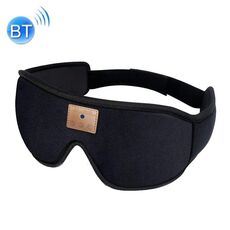 Bluetooth Eye Mask 3D Sleep Blackout Eye Shield può ascoltare musica e rispondere al telefono (nero)
