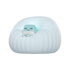 ICARER FAMILY IF-YD01 Lampada da comodino in silicone con luce notturna a forma di cartone animato, per camera da letto e per l'allattamento (blu)