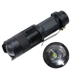 Torce Q5 Mini LED Zoom telescopico 3 modalità Torcia impermeabile Penlight