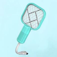 USB Electric Mosquito Swatter Mosquito Lamp 2-in-1 Repellente per zanzare (verde)