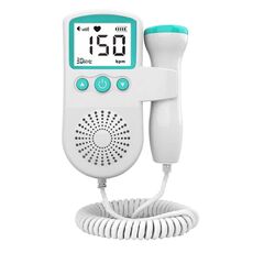 B3 Home Doppler Ultrasound Handheld Cuore fetale Donne incinte Monitor cardiaco fetale (verde)
