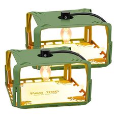 2pcs SK121 Square Fly Trap Flea Trap Pet Household Flea Light Catcher (AU Plug)