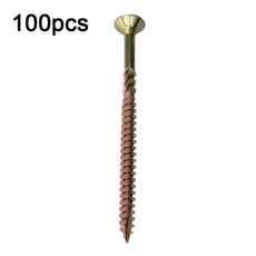 RUITOOL T25 100 pezzi Viti per la lavorazione del legno Viti autofilettanti Torx 5 x 80 mm
