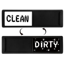 Magnete per lavastoviglie Clean Dirty Sign Magnete per frigorifero a doppia faccia (Black Cat Claw)