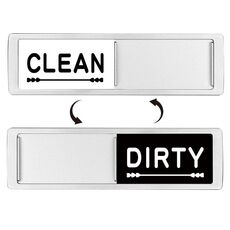 Magnete per lavastoviglie Clean Dirty Sign Magnete per frigorifero a doppia faccia(Silver Love)