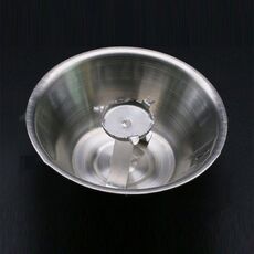 F009 Accessori per cappe aspiranti in acciaio inox a 3 griffe con coppa olio rotonda Scatola di connessione olio