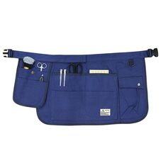 Mezzo grembiule da giardinaggio per riporre trucchi (blu)