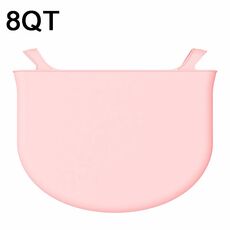 Fodere per pentola a cottura lenta in silicone da 8 QT Fodere riutilizzabili per pentole di coccio a prova di perdite (rosa)