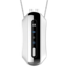 Purificatore d'aria portatile a ioni negativi per la casa, stile: catena (bianco)