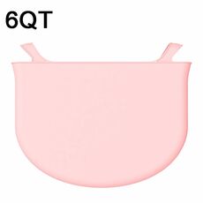 Fodere per pentola a cottura lenta in silicone da 6 QT Fodere riutilizzabili per pentole di coccio a prova di perdite (rosa)