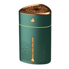 Silenzioso USB plug-in agli ioni d'argento purificante umidificatore domestico luce notturna atomizzatore, colore: elettrolitico verde
