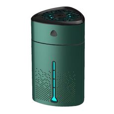 Silenzioso USB plug-in agli ioni d'argento purificante umidificatore domestico luce notturna atomizzatore, colore: verde
