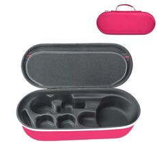 Per Dyson HD03/HD08/HD15 Asciugacapelli Scatola portaoggetti Custodia rigida in EVA (Rosa rossa)