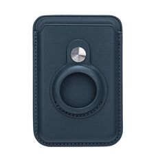 Per Airtag Positioner Fiber Card Clip antifurto Card Tracker Cover di protezione, dimensioni: magnetico (blu)