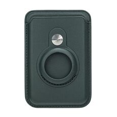 Per Airtag Positioner Fiber Card Clip antifurto Card Tracker Cover di protezione, dimensioni: magnetico (verde)