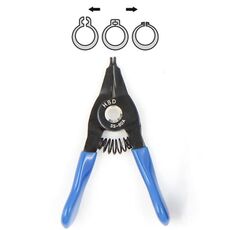 HSD SS-80A Pinza esterna per albero dritto 10-25 mm Pinza caricata a molla compatta Pinza per anelli di sicurezza