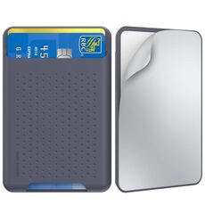 AhaStyle PT133 Custodia per carte in silicone per telefono cellulare modello adesivo (blu notte)