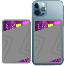 Custodia per carte adesive in silicone AhaStyle PT133-C (grigio)