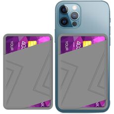 Custodia per carte adesive in silicone AhaStyle PT133-C-S (grigio)