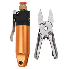 HSD HS-5+S2S Set di taglio in metallo 2 in 1 Pinza pneumatica per tagliare il metallo Modello in plastica Strumento a forbice