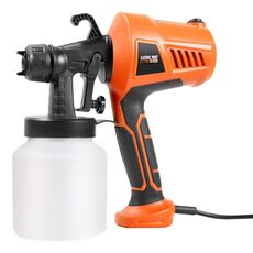 Strumento per spruzzatura di vernice motorizzato ad alta tensione HILDA portatile e staccabile, specifica: spina americana arancione