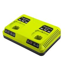 Per caricabatterie a doppia porta per batteria al litio nichel RYOBI P108 / P117 12-18 V, spina: UE