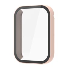 Per Xiaomi Mi Band 8 Pro PC + Custodia protettiva per orologio integrata con pellicola temperata (rosa)
