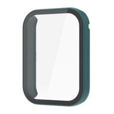 Per Xiaomi Mi Band 8 Pro PC + custodia protettiva per orologio integrata con pellicola temperata (verde scuro)