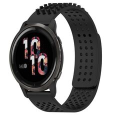 Per cinturino in silicone traspirante con punti 3D Garmin Venu 2 da 22 mm (nero)