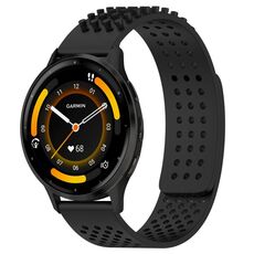 Per cinturino in silicone traspirante con punti 3D Garmin Venu 3 da 22 mm (nero)