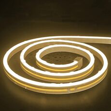 Set di strisce morbide in silicone al neon flessibile USB da 2 m 5 V LED (colore caldo)