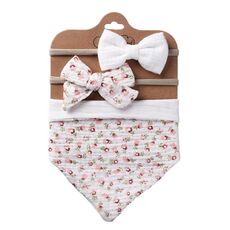 Asciugamano 3 in 1 per bambini che sbava, set di bavaglini impermeabili con fascia per capelli triangolare stampata su entrambi i lati in cotone, stile: DP069-3