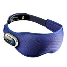 Massaggiatore per gli occhi riscaldante Elettrico Smart Graphene Impacco caldo flessibile Allevia l'affaticamento Maschera per gli occhi Cloud Sense (Blu scuro)