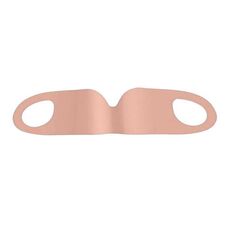 Maschera per gli occhi lavabile, resistente, oscurante, morbida, per alleviare l'affaticamento, delicata sulla pelle, traspirante, elastica, taglia: M (rosa)
