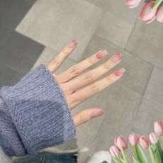 24 toppe rifinite con colla gelatina per unghie fatte a mano con glitter per unghie, colore: BS2028 (borsa degli attrezzi da indossare)