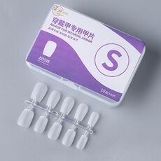 10 paia di compresse per manicure indossabili codificate smerigliate da 100 pezzi/scatola, forma: scala ultra corta S