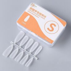 10 paia di compresse per manicure indossabili codificate smerigliate da 100 pezzi/scatola, forma: ellisse lunga S