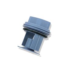 Per Siemens Bosch WM1095/1065 WD7205 Lavatrice Pompa di Drenaggio Uscita di Scarico Guarnizione Tappo di Copertura (Blu)