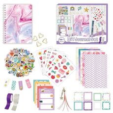 Adesivi decorativi per album di ritagli manuali fai-da-te per bambini (viola)
