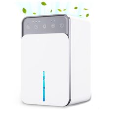Deumidificatore a semiconduttore da 1500 ml con funzione di sbrinamento automatico, timer, modalità di sospensione, presa europea