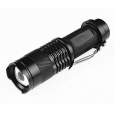 SK98 LED Focus Torcia, 3 modalità, LED Cree XM-L T6, flusso luminoso: 1000 lm, lunghezza: 11,5 cm (luce bianca)